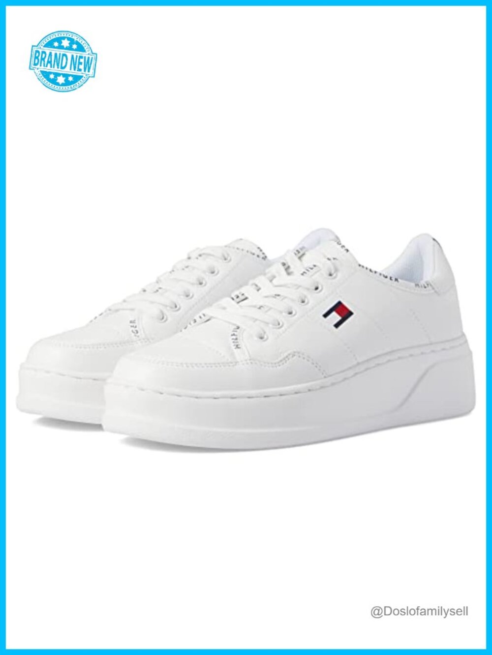 Tommy Hilfiger Grazie Sneakers Platform Lace-Up Casual